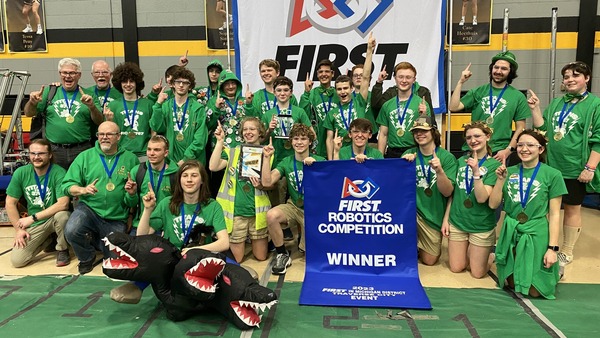 WSH Robotics after winning the FIRST Competition