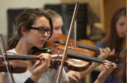 Orchestra practice photo