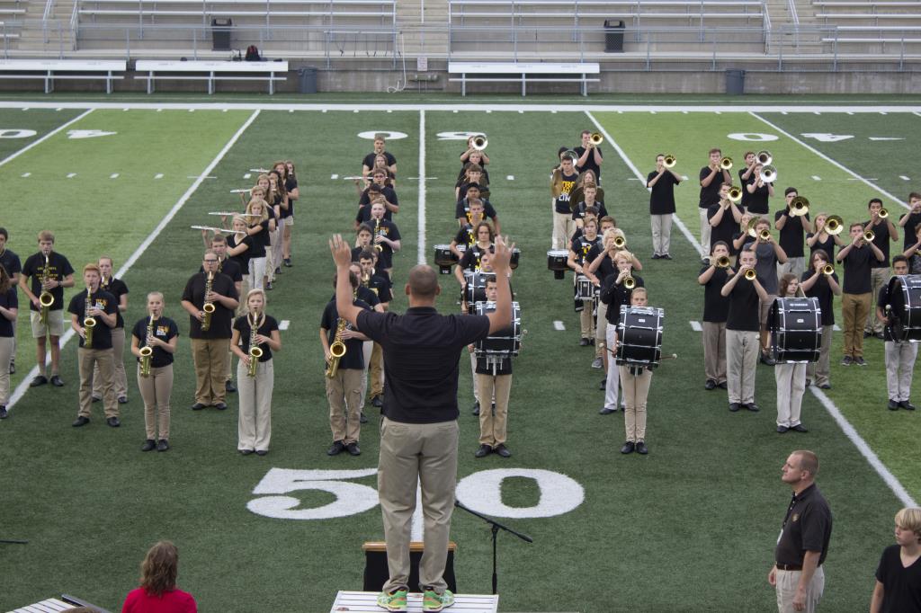 Trojan Band on Thirlby Field