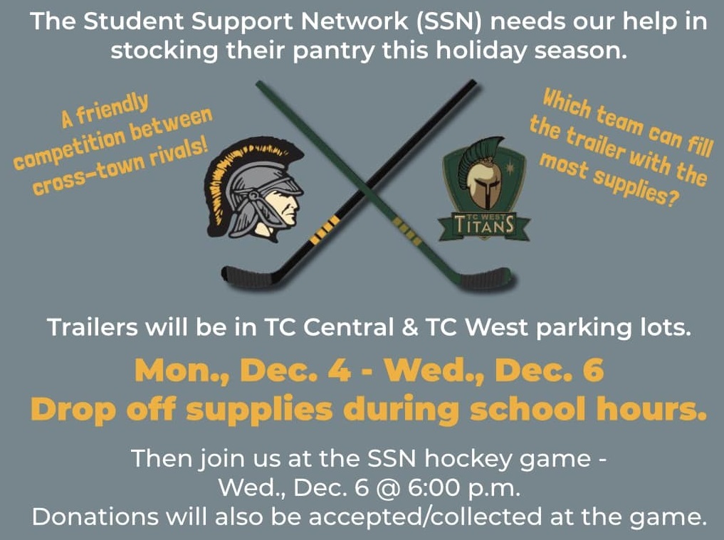 TCAPS SSN Hockey Game- December 6, 2023