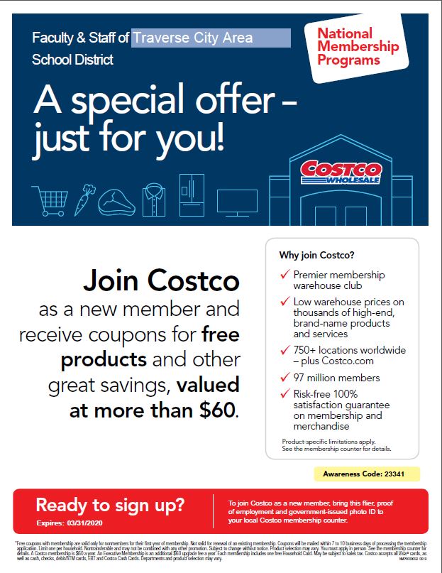 Costco membership discount