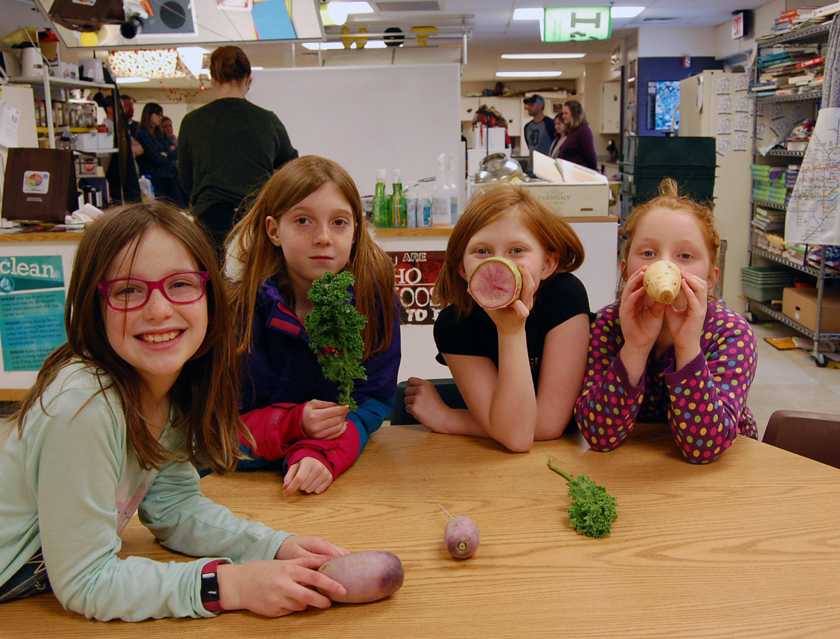 westwoods students participated in cooking class