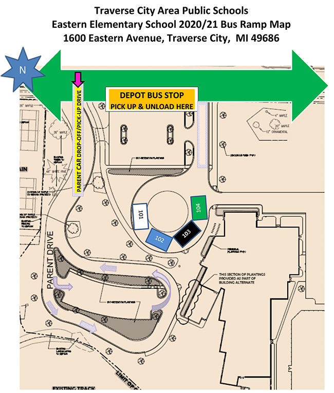 Eastern Elementary School Bus Ramp