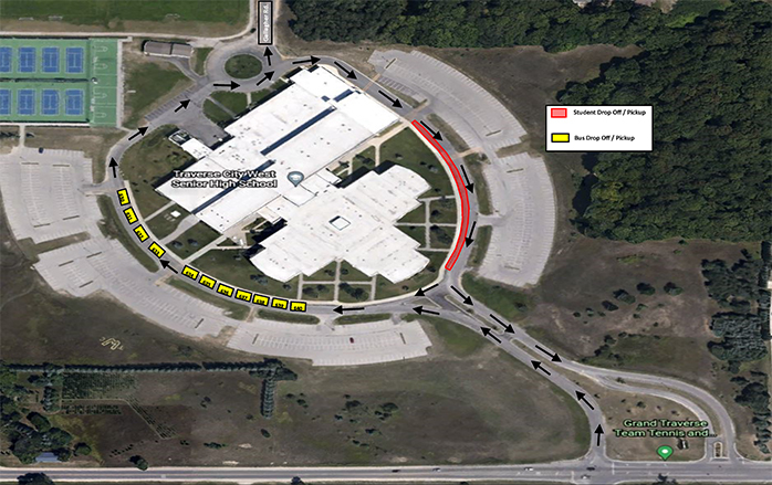 2021-2022 WSH Afternoon Bus Ramp Map